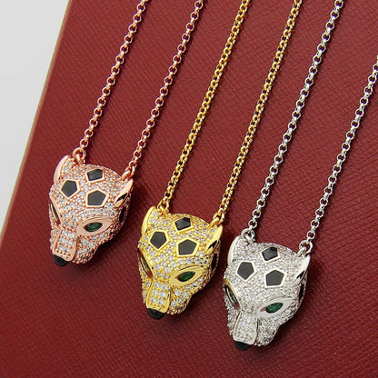 [Stellar Jewelry]PANTHERE FULL DIAMOND NECKLACE