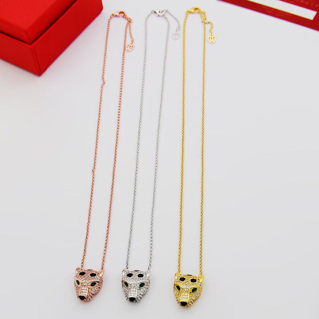 [Stellar Jewelry]PANTHERE FULL DIAMOND NECKLACE