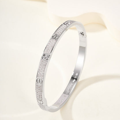 [Stellar Jewelry]LOVE BRACELET 4.8MM DIAMOND-PAVED