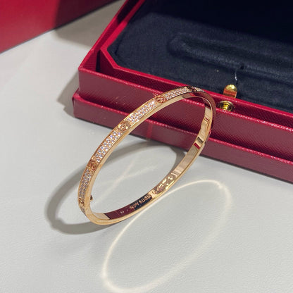 [Stellar Jewelry]LOVE BRACELET 3.65MM DIAMOND-PAVED