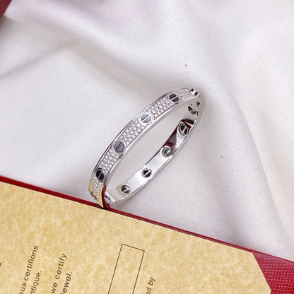[Stellar Jewelry]LOVE BRACELET 6.1MM DIAMOND-PAVED CERAMIC