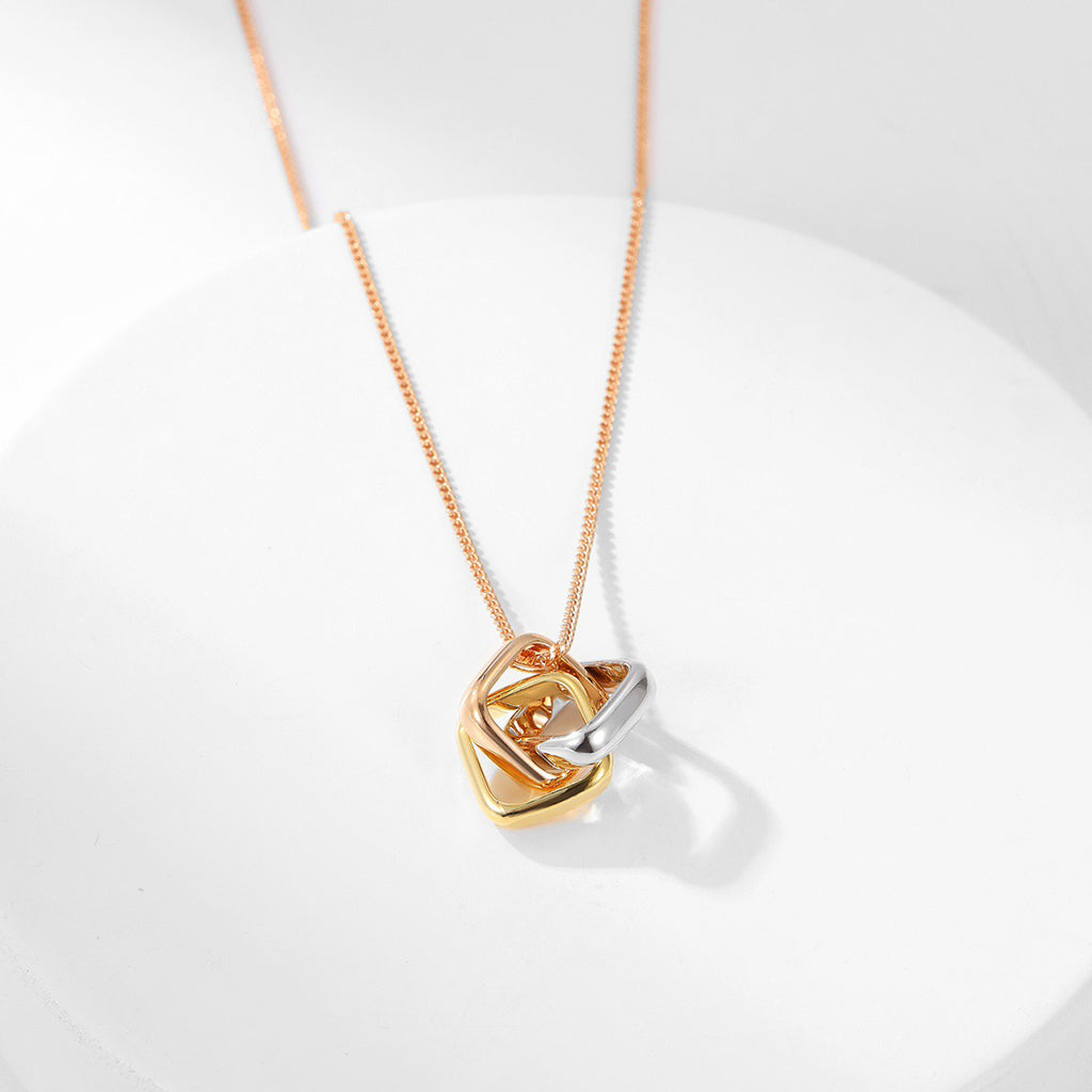 [Stellar Jewelry]TRINITY CUSHION NECKLACE COLLECTION