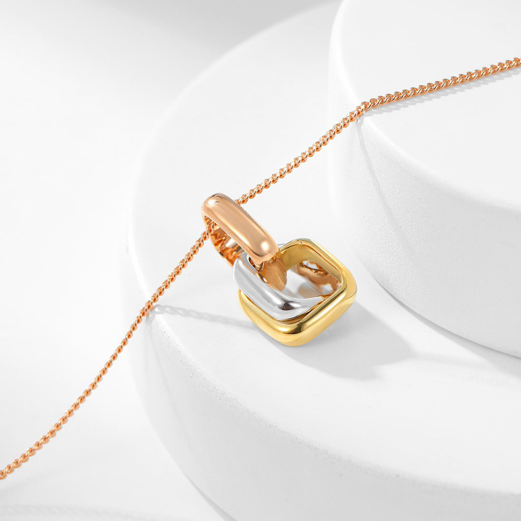 [Stellar Jewelry]TRINITY CUSHION NECKLACE COLLECTION