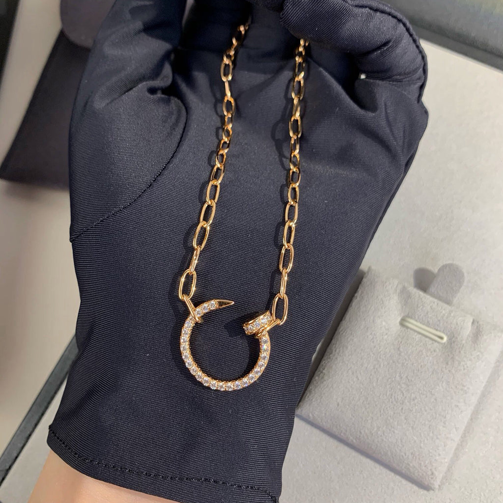 [Stellar Jewelry]JUSTE NECKLACE FULL DIAMONDS