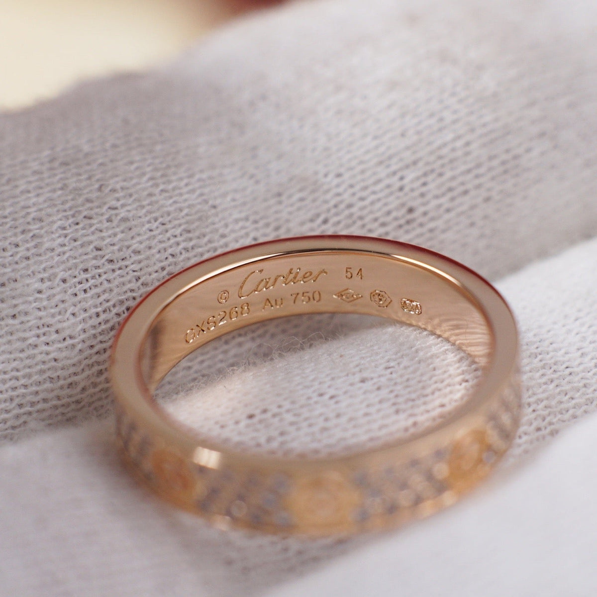 [Stellar Jewelry]LOVE RING 4.0MM DIAMOND PAVED