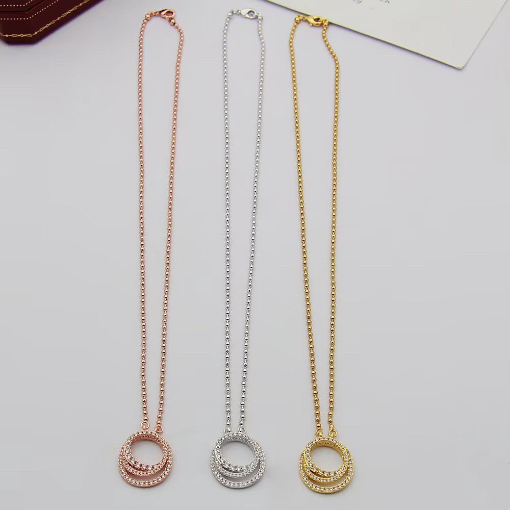 [Stellar Jewelry]ETINCELLE  FULL DIAMOND NECKLACE