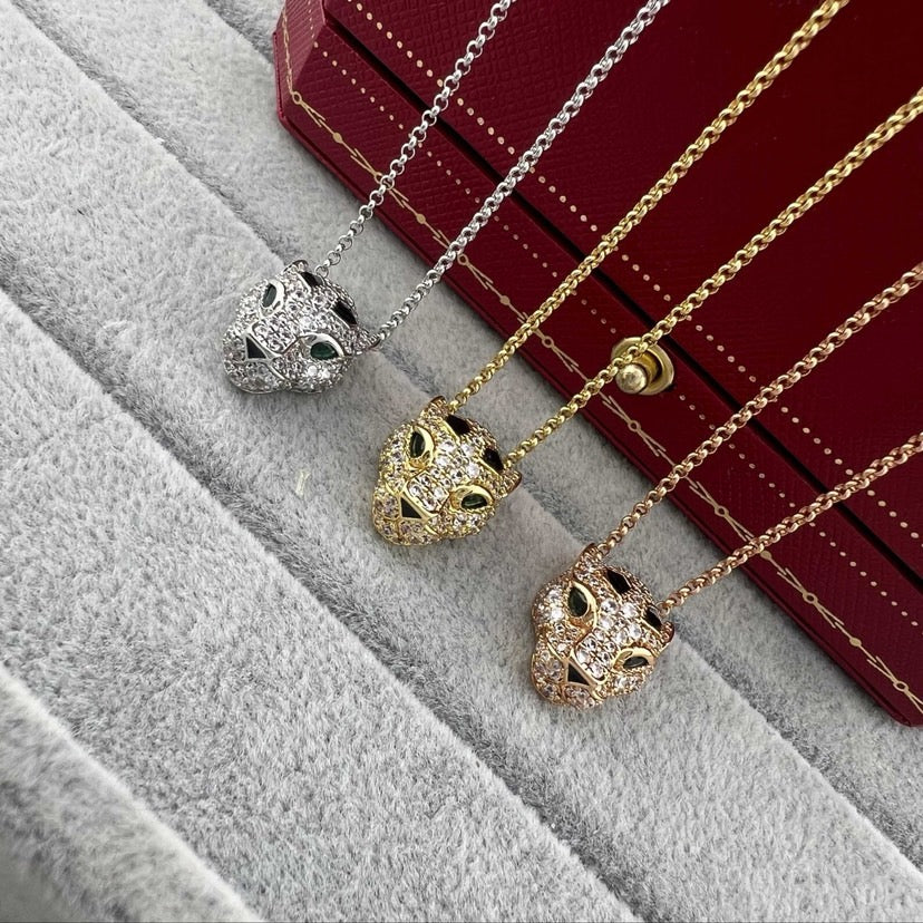 [Stellar Jewelry]PANTHERE FULL DIAMOND NECKLACE