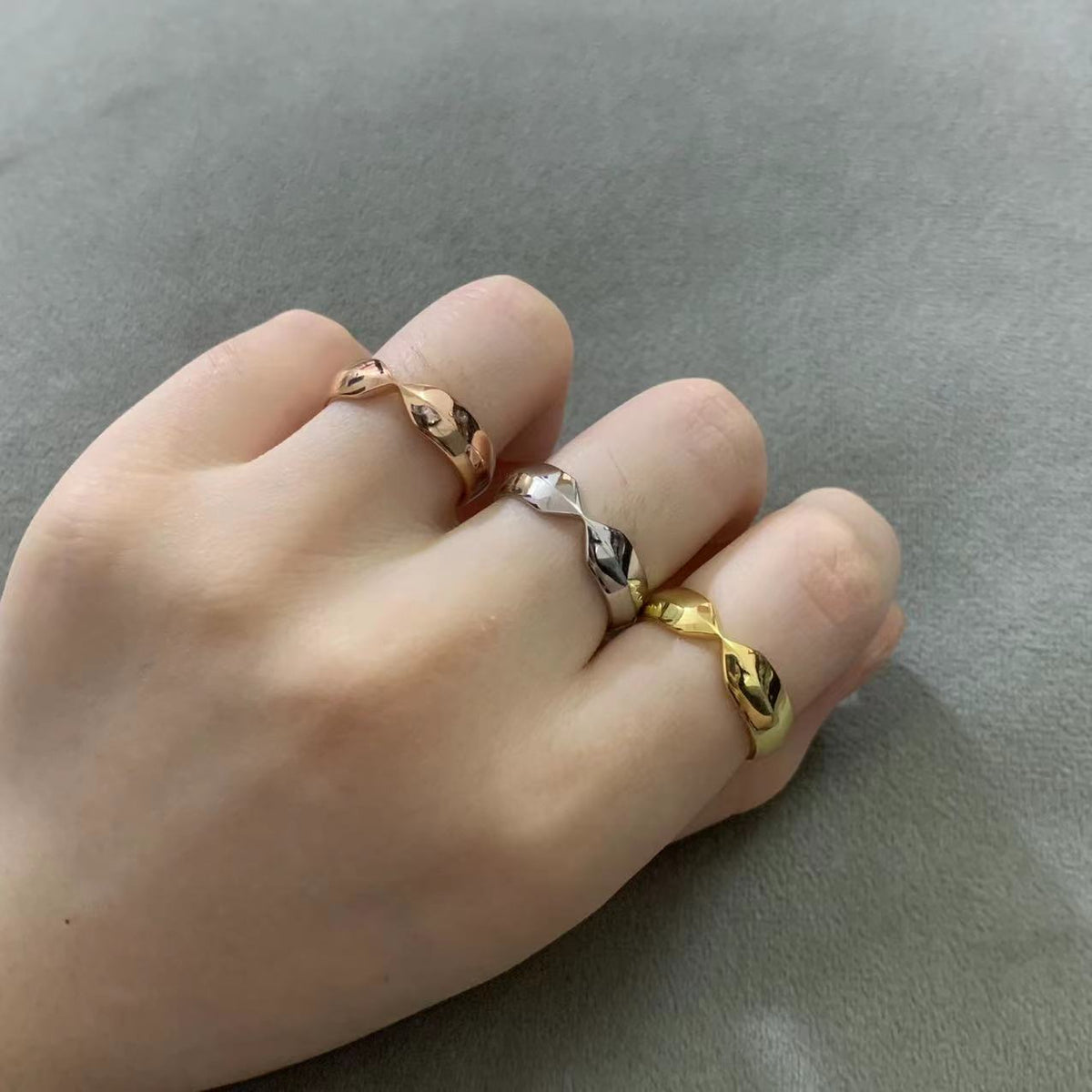 [Stellar jewels]TIFFAN SETTING RING