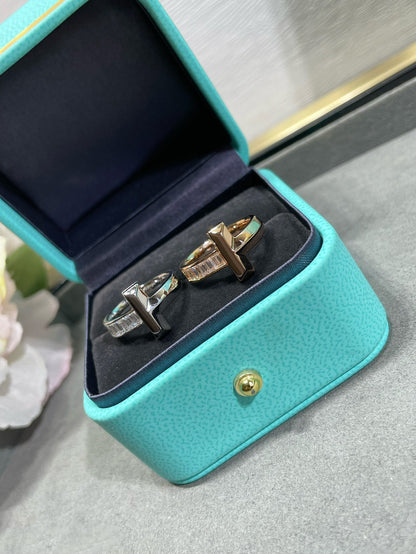 [Stellar jewels]T1 WIDE 4.5MM DIAMOND RING