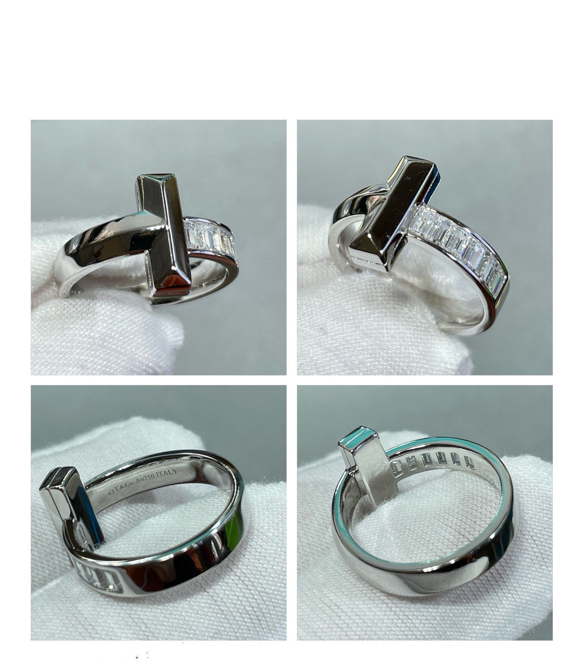 [Stellar jewels]T1 WIDE 4.5MM DIAMOND RING