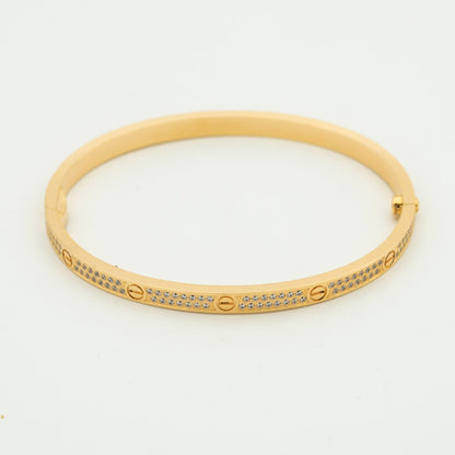 [Stellar Jewelry]LOVE BRACELET 3.65MM DIAMOND-PAVED