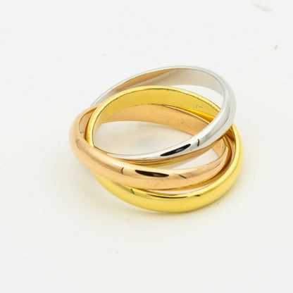 [Stellar Jewelry Jewelry]TRINITY RING GOLD PINK GOLD SILVER