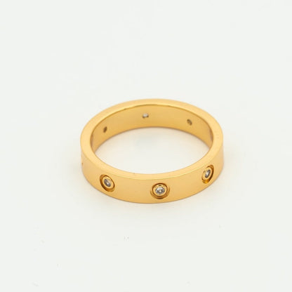[Stellar Jewelry]LOVE RING 3.6MM 8 DIAMONDS