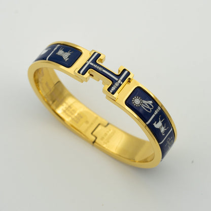 [Stellar Jewelry]H BRACELET BLUE CERAMIC