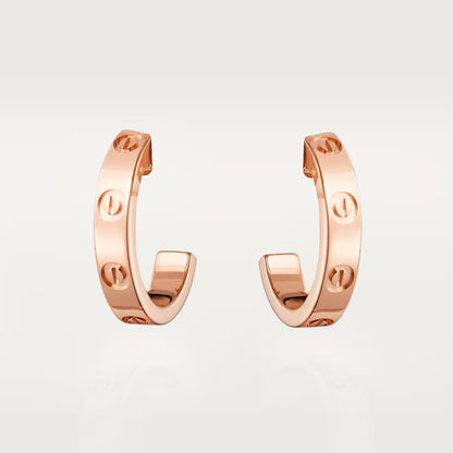 [Stellar Jewelry]LOVE EARRINGS 2.65 MM NO DIAMOND SMALL