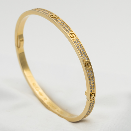[Stellar Jewelry]LOVE BRACELET 3.65MM DIAMOND-PAVED