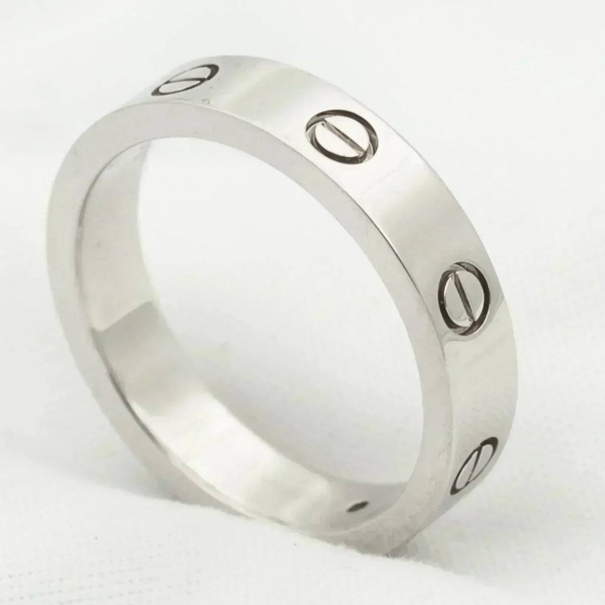 [Stellar Jewelry]LOVE RING 4MM 1 DIAMOND SILVER