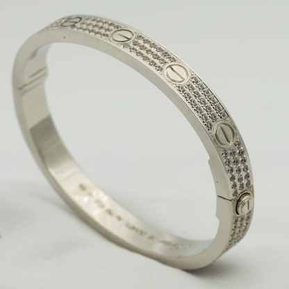 [Stellar Jewelry]LOVE BRACELET 6.1MM DIAMOND-PAVED