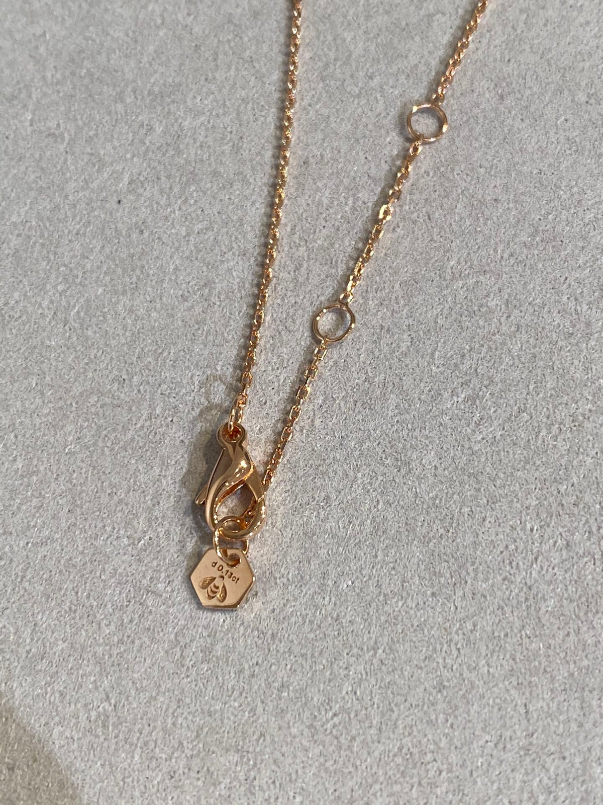 [Stellar Jewelry]BEE LOVE DIAMOND NECKLACE