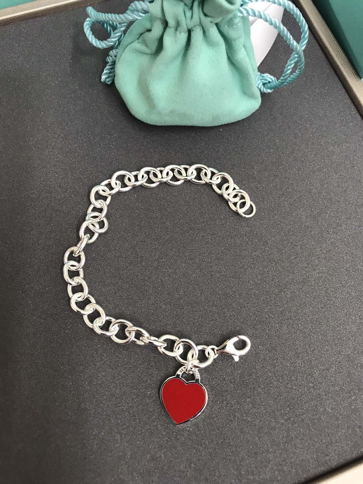 [Stellar jewels]HEART TAG BRACELET SILVER MEDIUM