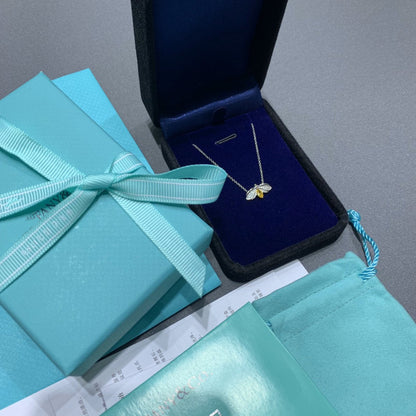 [Stellar jewels]PAPER FLOWERS YELLOW DIAMOND FIREFLY PENDANT