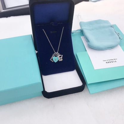 [Stellar jewels]COLLAR LOVE PLATA NECKLACE