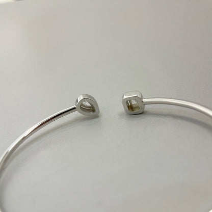 [Stellar Jewelry]JONC FLEX MY TWIN TOI & MOI SILVER DIAMOND BRACELET
