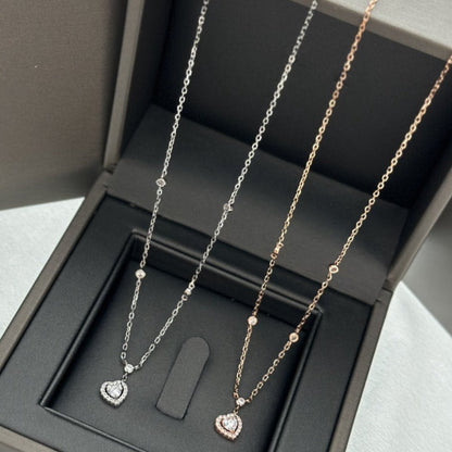 [Stellar Jewelry]JOY HEART DIAMOND NECKLACE