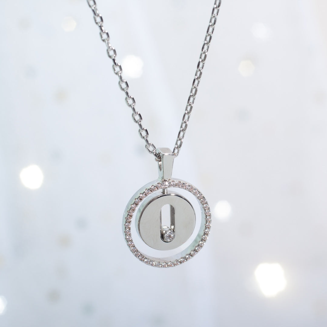 [Stellar Jewelry]LUCKY MOVE PM NECKLACE SILVER DIAMOND