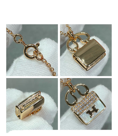 [Stellar Jewelry]H CIRCE MOISSANITE PENDANT NECKLACE GOLD