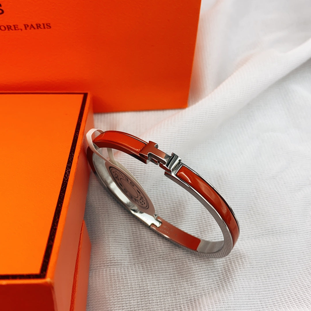 [Stellar Jewelry]CLASSIC HM CLIC RED 8MM ENAMEL BRACELET