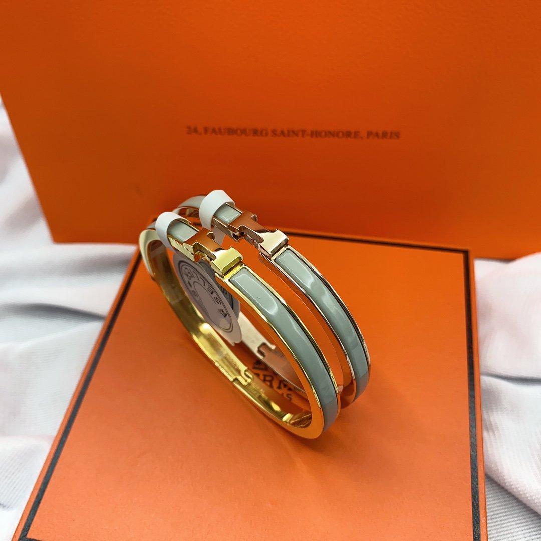 [Stellar Jewelry]CLASSIC HM CLIC GREEN 8MM ENAMEL BRACELET
