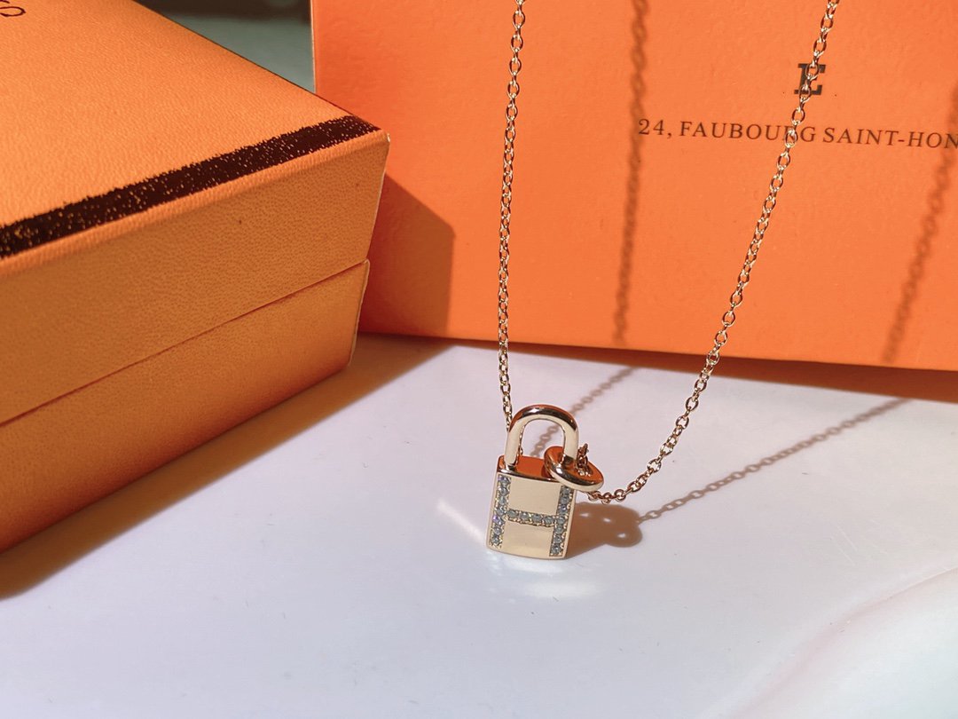 [Stellar Jewelry]HM ADVANCED NICHE LOCK HEAD NECKLACE DIAMONDS