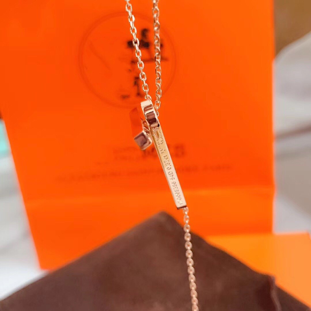 [Stellar Jewelry]HM NECKLACE PLATINUM ROSE GOLD DIAMOND