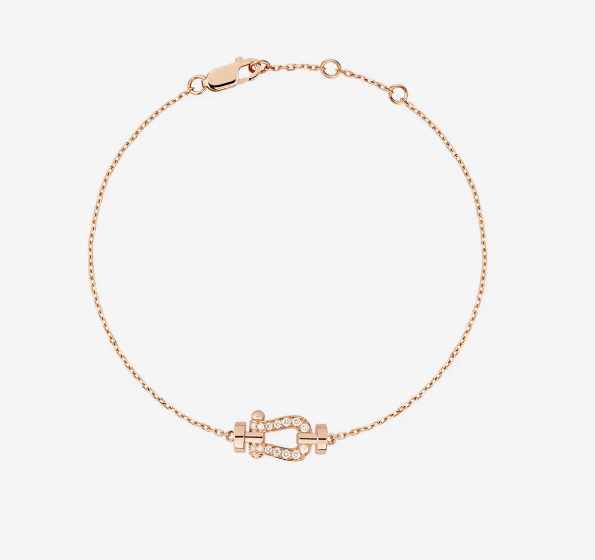 [Stellar Jewelry]FORCE 10 FULL DIAMOND BUCKLE CHAIN LINK MINI MODEL