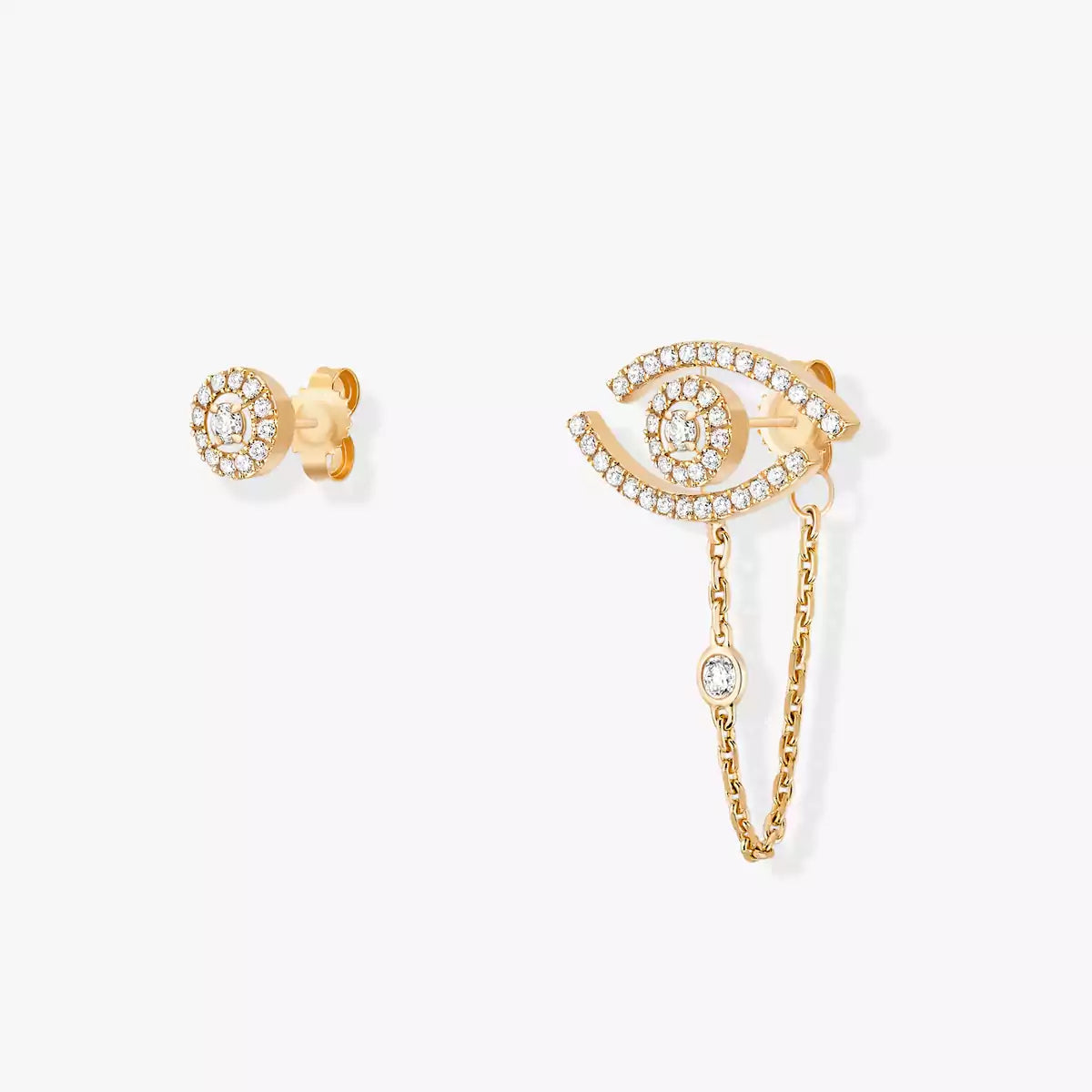 [Stellar Jewelry]Lucky Eye Diamond Earrings