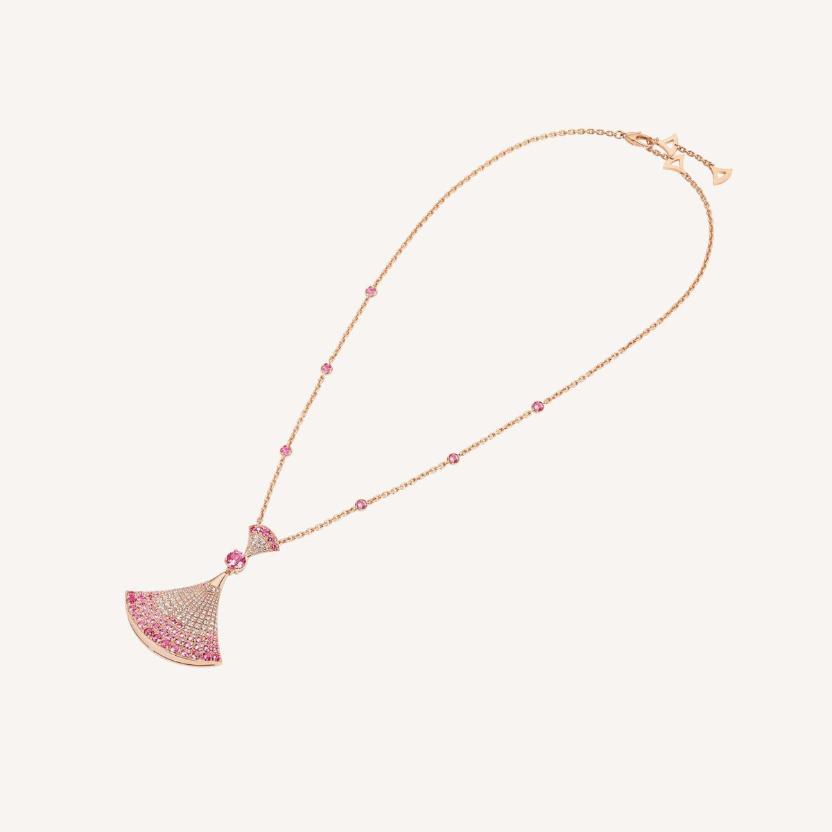 [Stellar Jewelry]DREAM NECKLACK DIAMOND PINK GOLD