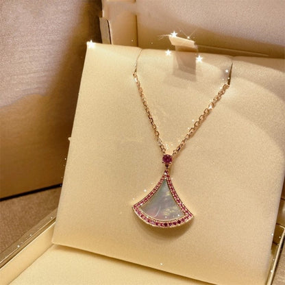 [Stellar Jewelry]DREAM NECKLACE MOP DIAMOND PINK