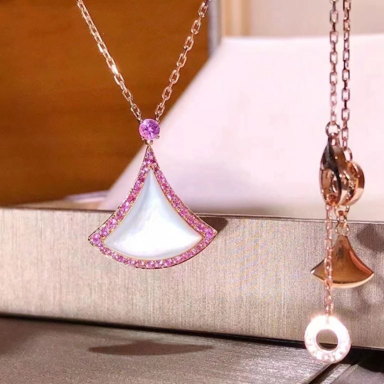 [Stellar Jewelry]DREAM NECKLACE MOP DIAMOND PINK