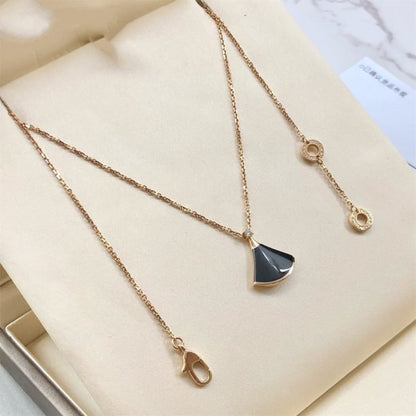 [Stellar Jewelry]DREAM NECKLACE ONYX 1 DIAMOND