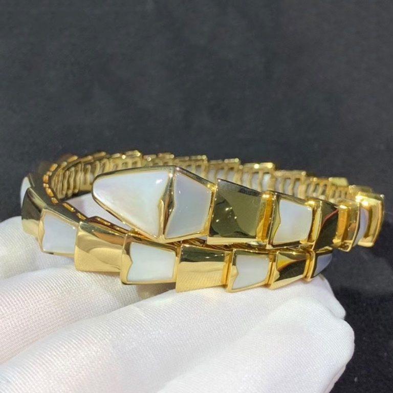 [Stellar Jewelry]SERPENTI BRACELET MOP GOLD
