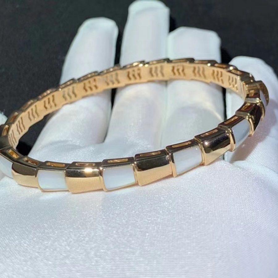 [Stellar Jewelry]SERPENTI BRACELET PINK GOLD MOP