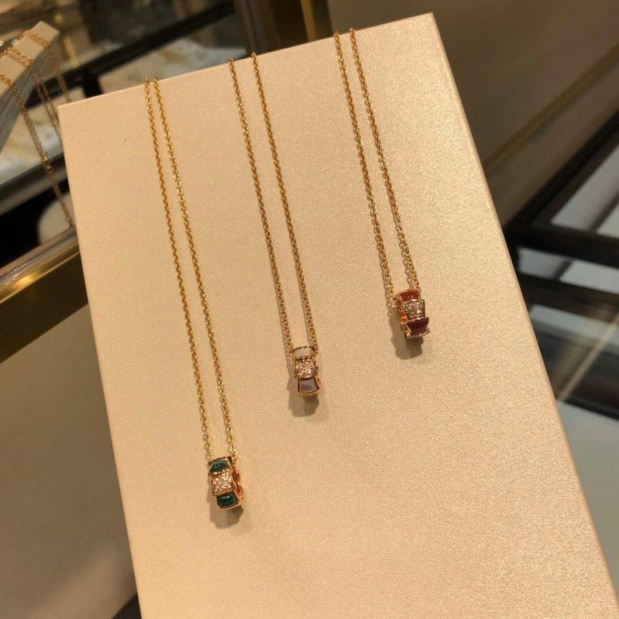 [Stellar Jewelry]SERPENTI PEDANT DIAMOND NECKLACE