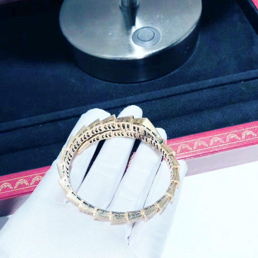 [Stellar Jewelry]SERPENTI BRACELET 8MM PINK GOLD DIAMOND