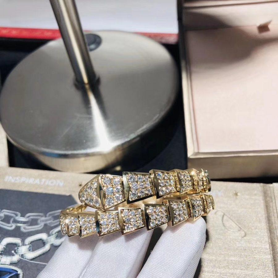 [Stellar Jewelry]SERPENTI BRACELET 8MM GOLD DIAMOND