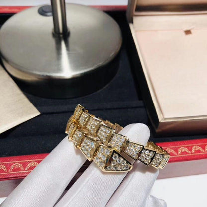 [Stellar Jewelry]SERPENTI BRACELET 8MM GOLD DIAMOND