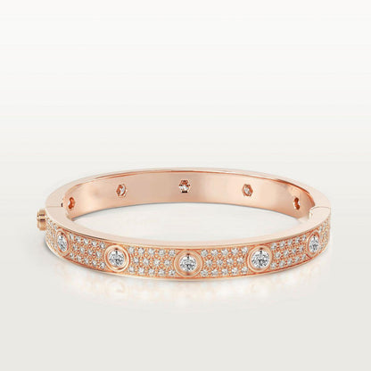 [Stellar Jewelry]LOVE BRACELET 6.1MM DIAMOND-PAVED 10 BIG DIAMONDS