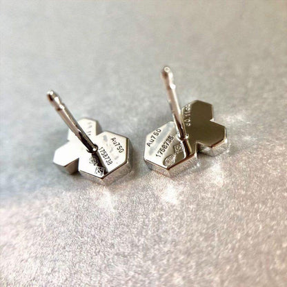 [Stellar Jewelry]BEE LOVE SILVER DIAMOND EARRINGS