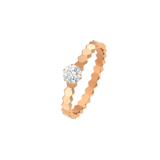 [Stellar Jewelry]BEE LOVE RING PINK GOLD 1 DIAMOND