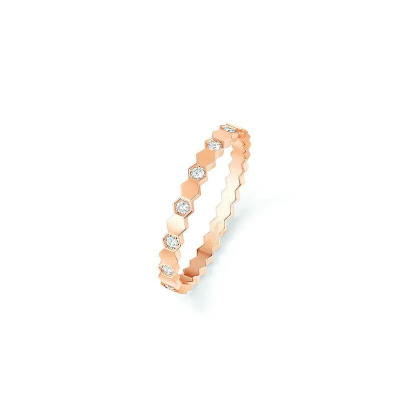 [Stellar Jewelry]BEE LOVE RING PINK GOLD DIAMOND